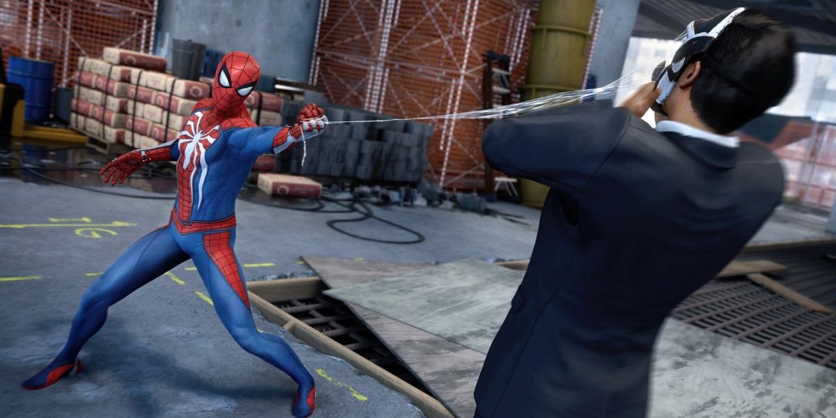 Marvel's Spider-Man Spider-Man attacks an enemy