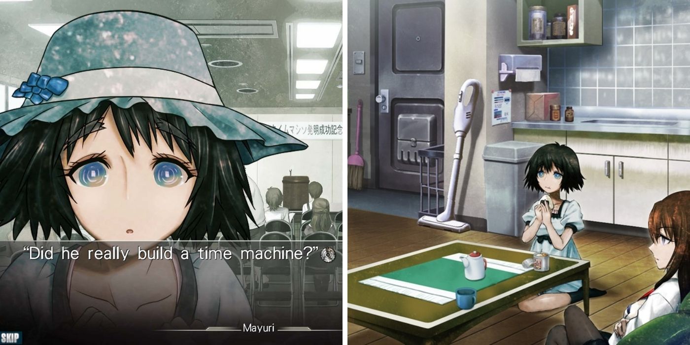 Stiens Gate Mayuri text and example of Japanese apartment