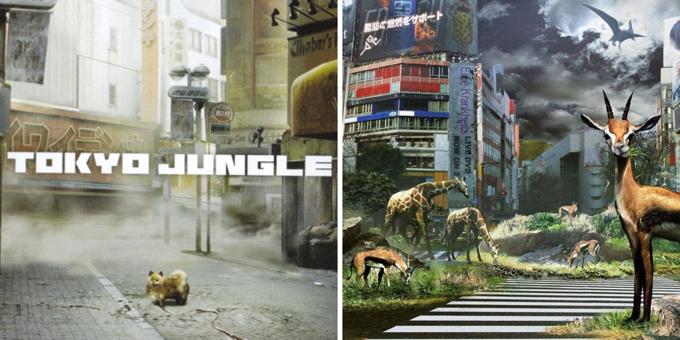 Tokyo Jungle Cover Art and Mobile Art