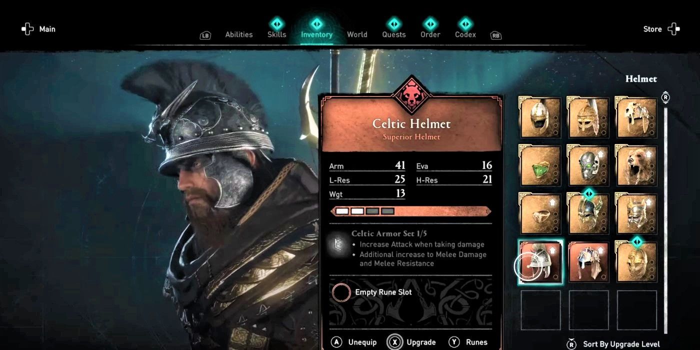 Celtic Armor Helmet in Assassin's Creed Valhalla