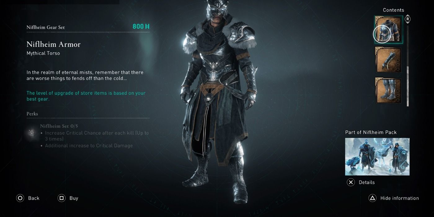 Assassin's Creed Valhalla A Guide To The Niflheim Armor Set
