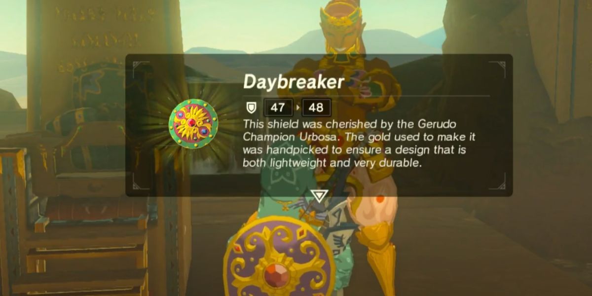 daybreaker shield in botw