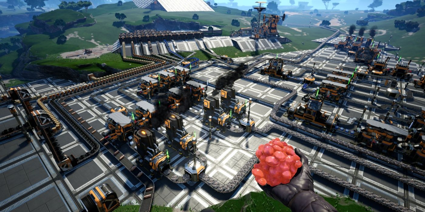 Satisfactory: Player Built Automated Crafting Layout