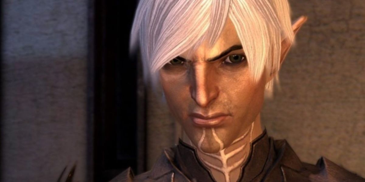Fenris looking angry.