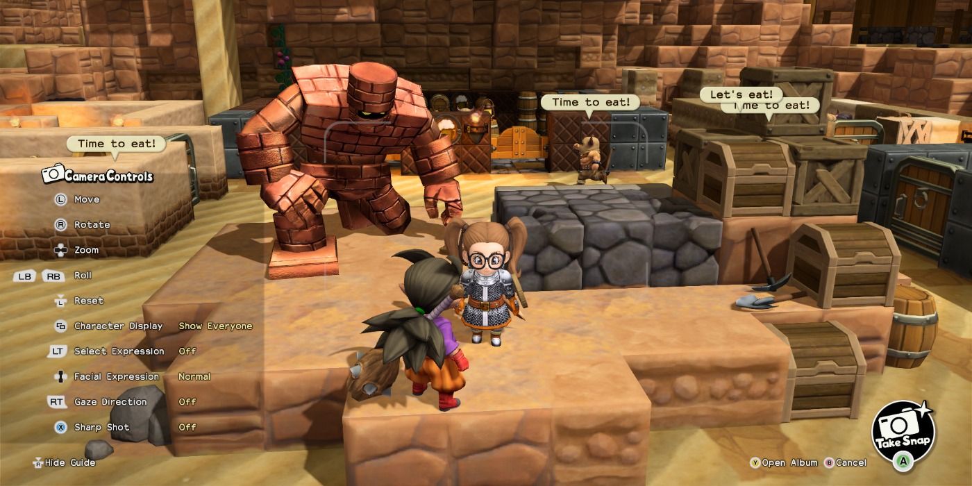 Snapshot Mode in Dragon Quest Builders 2