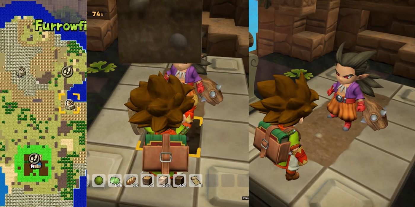 Cave Puzzle in Dragon Quest Builders 2