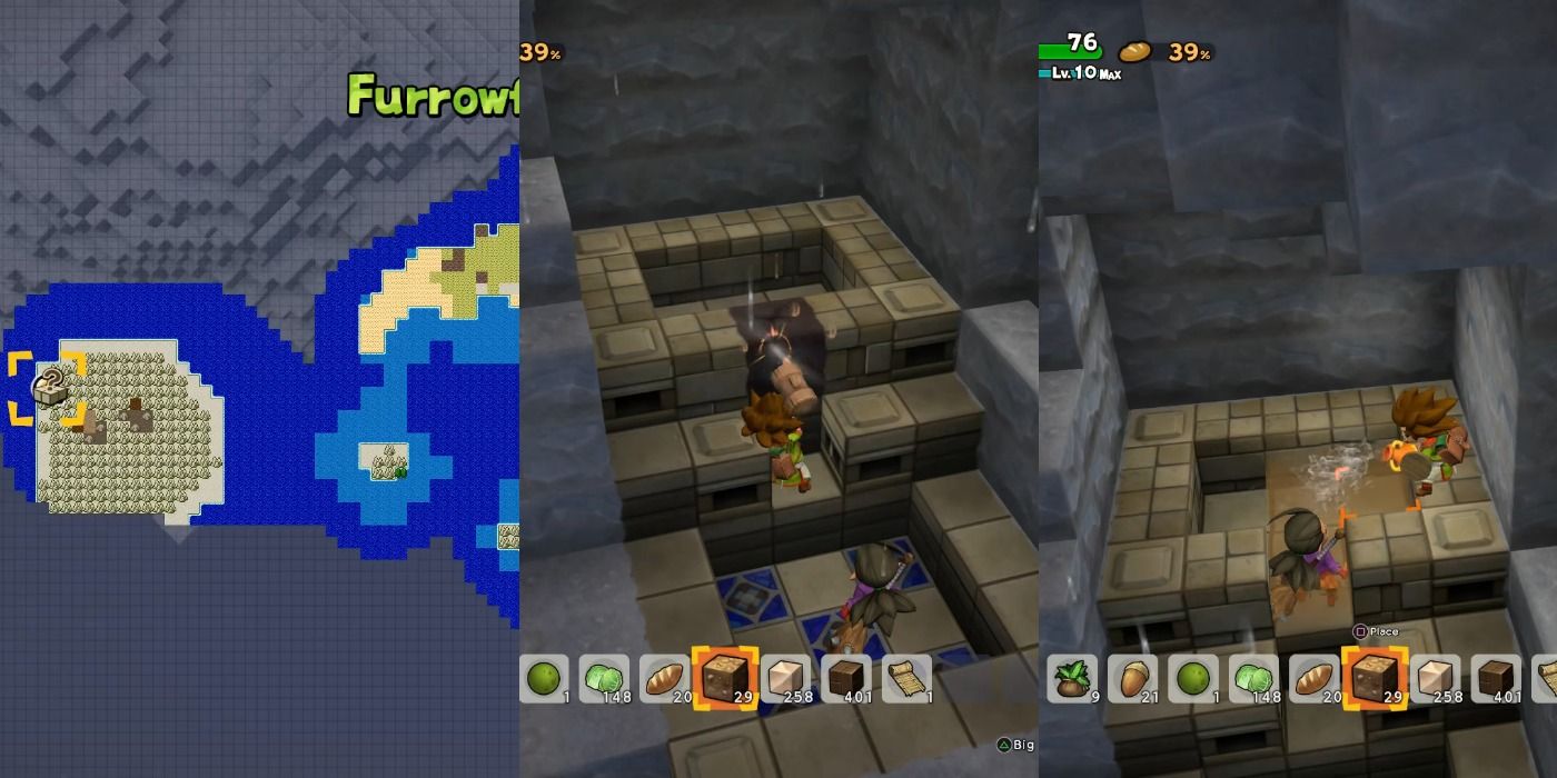 Island Puzzle on Furrowfield in Dragon Quest Builders 2