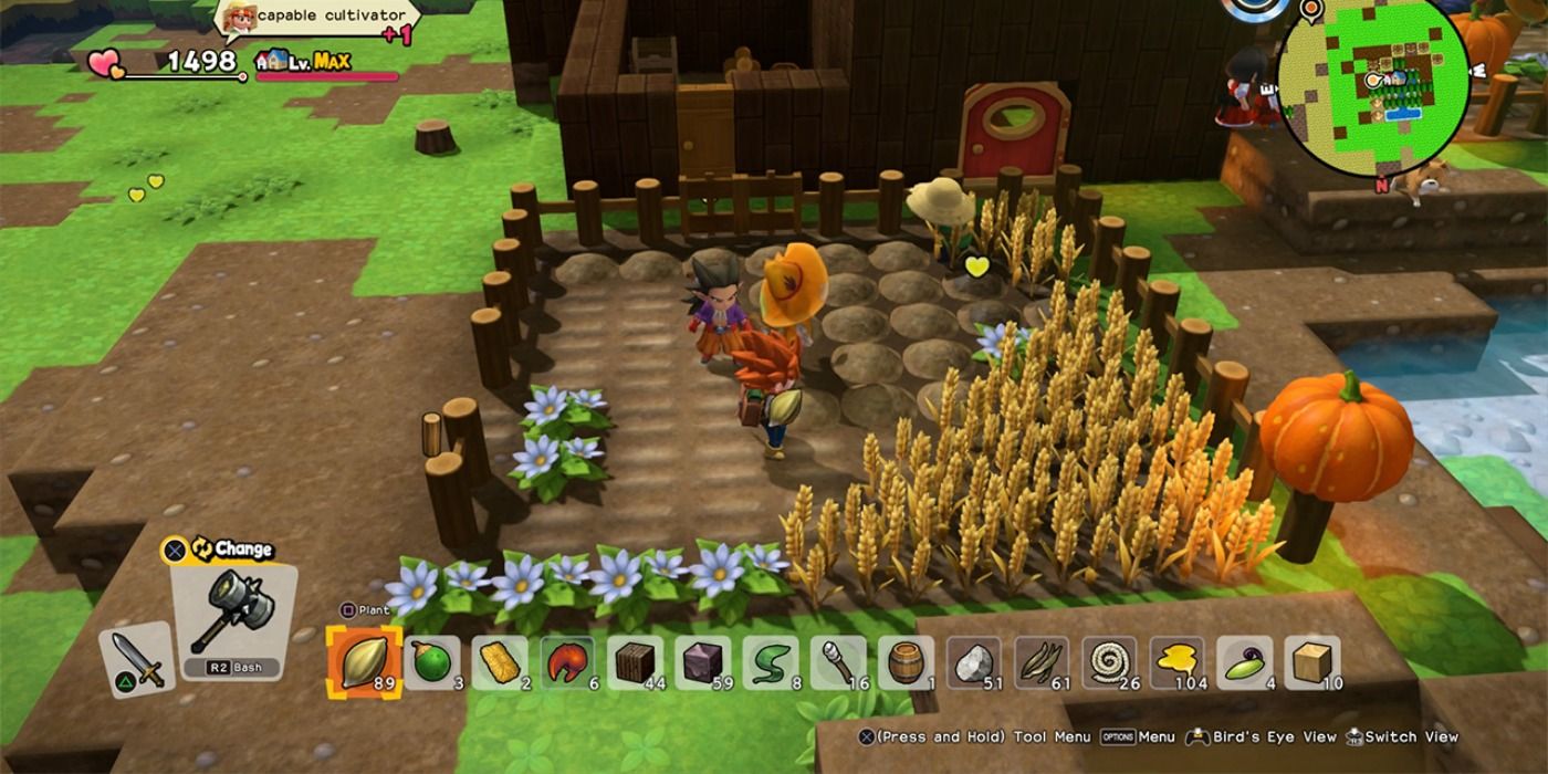Planting seeds in Dragon Quest Builders 2