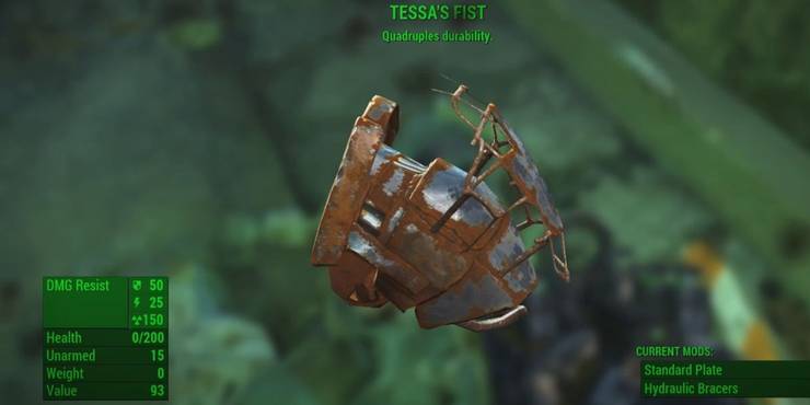 Tessa's Fist, Raider Armor Right Arm