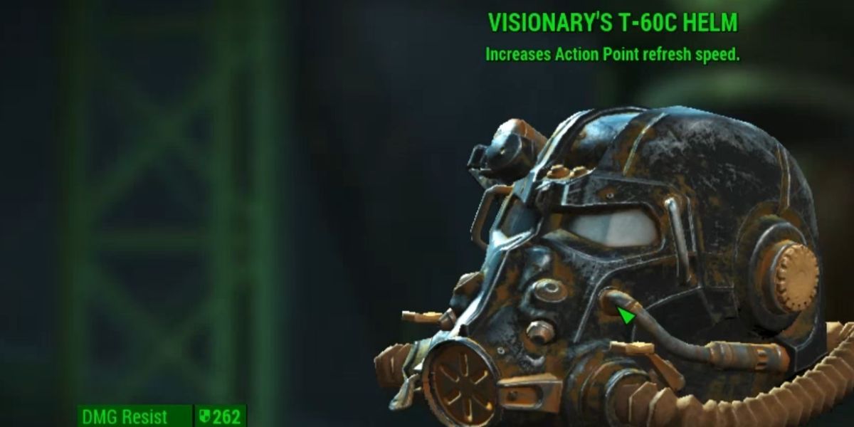 fallout 4, visionary's helmet armor piece