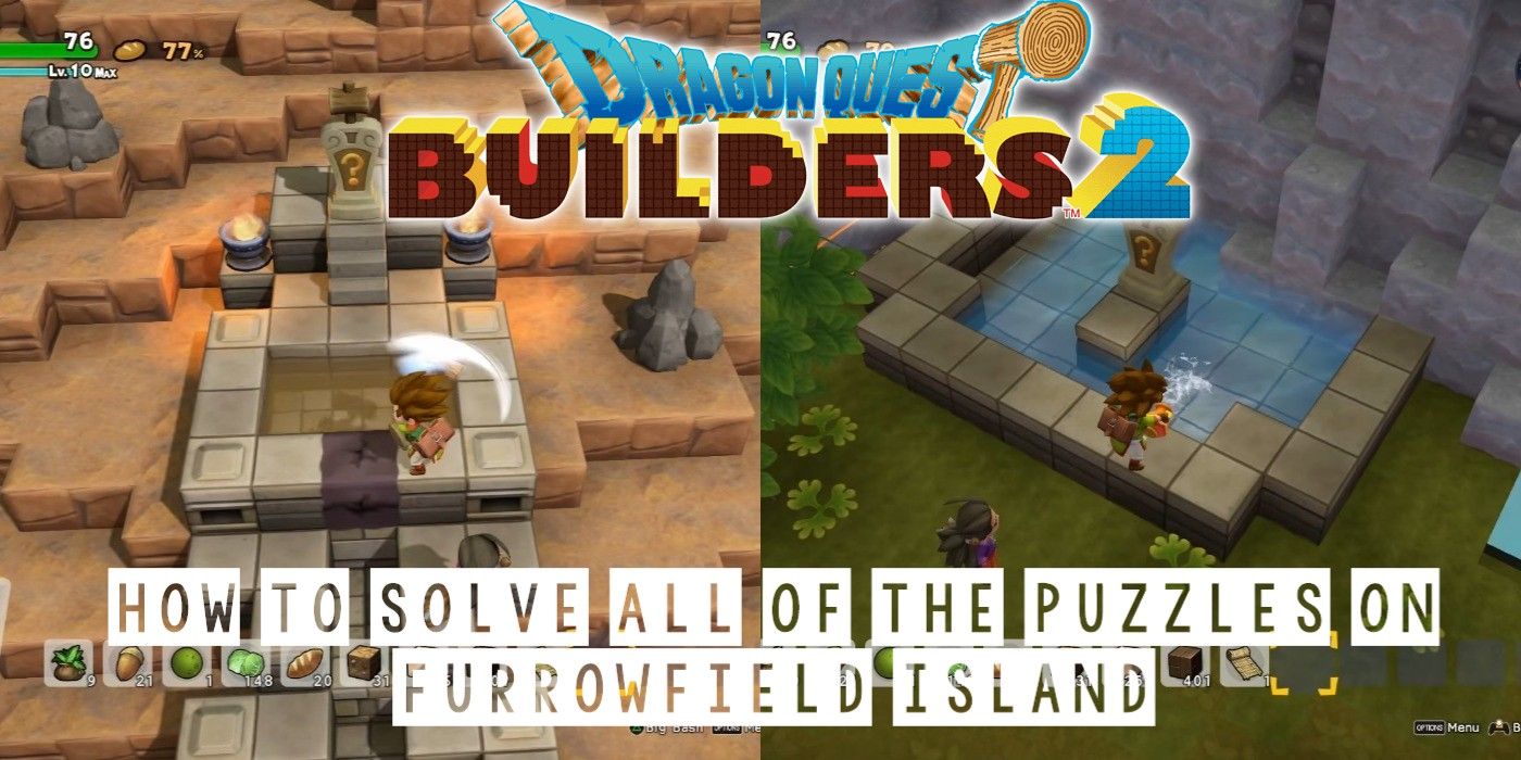 Feature image for Dragon Quest Builders 2 Furrowfield Puzzle Solutions