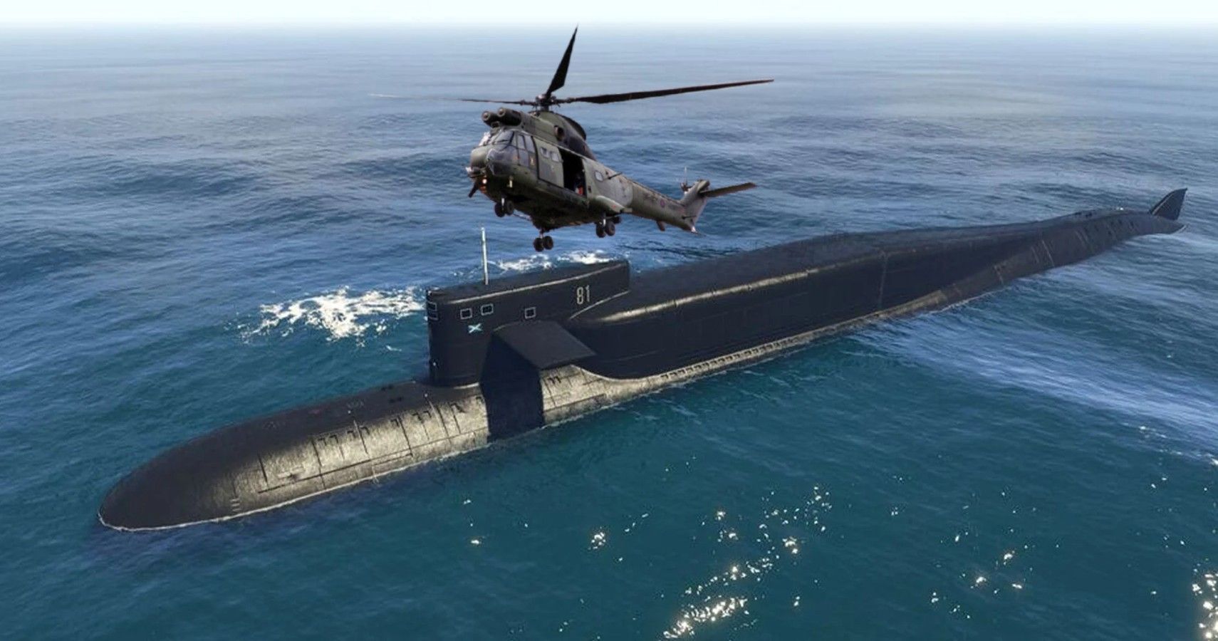 gta submarine helicopter