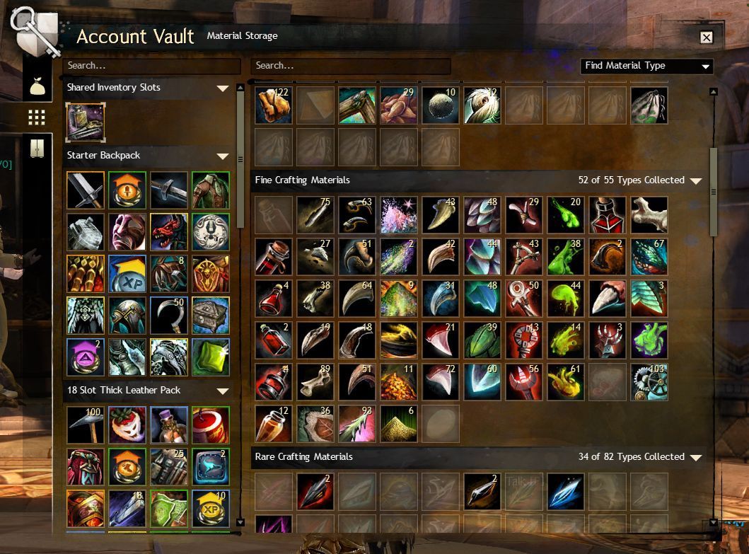 gw2 material storage
