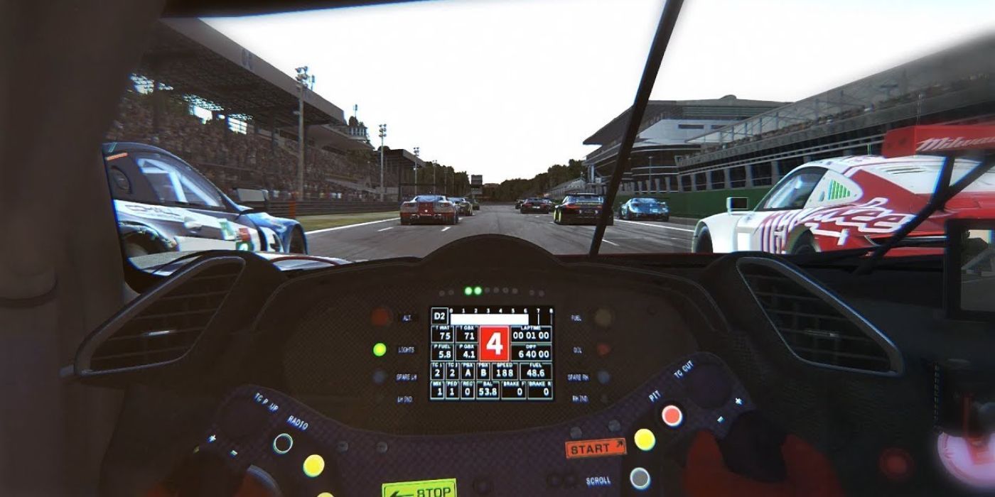 A look from the driver's seat in the iRacing Race With Us video