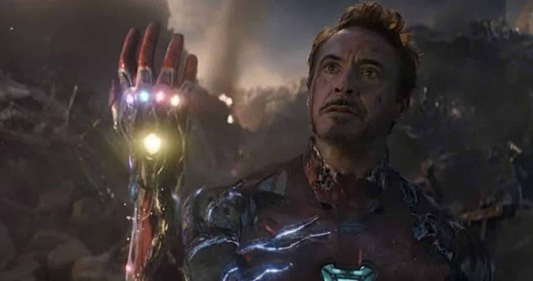 iron man with the infinity stones in endgame