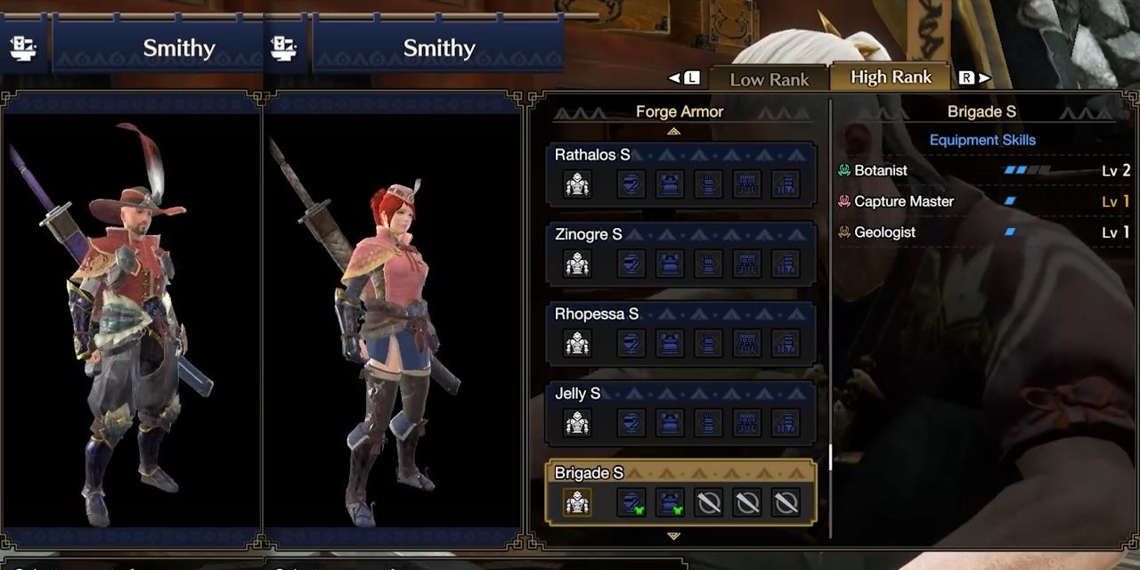 The Brigade S Armor Set in Monster Hunter Rise