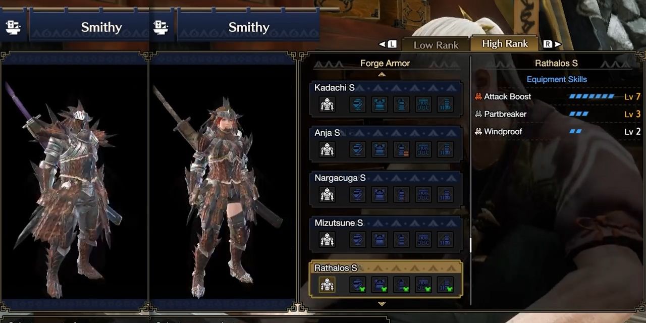 The Rathalos S Armor Set in Monster Hunter Rise