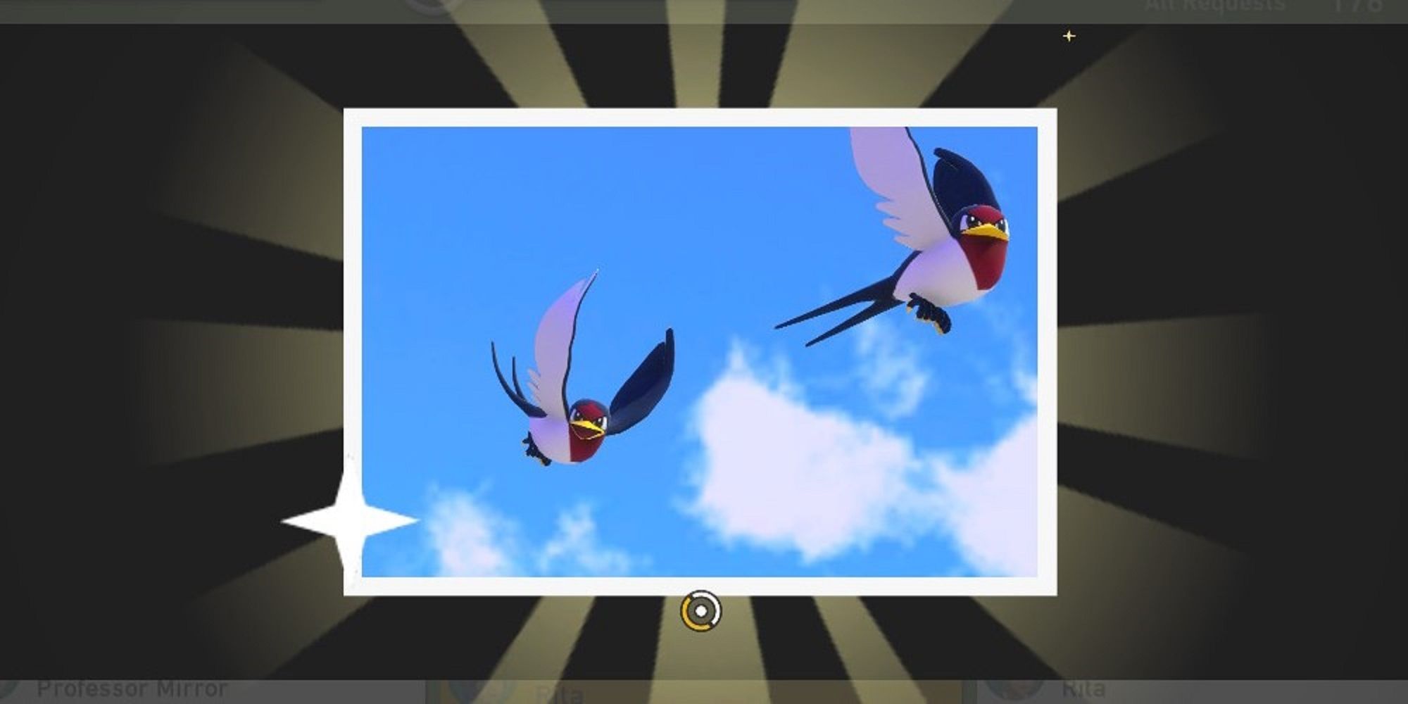 new pokemon snap taillow off to a flying startle header