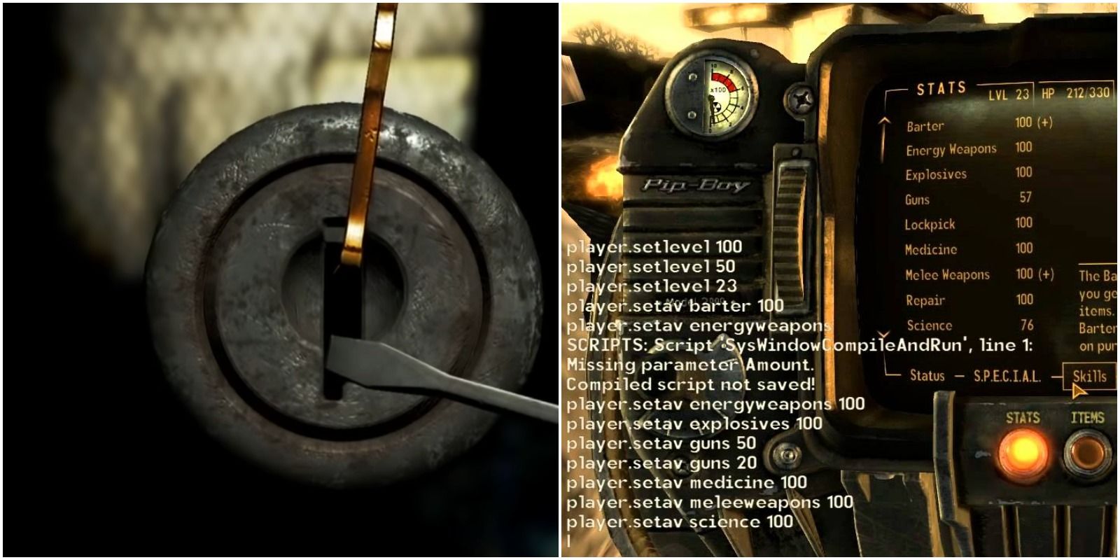 The Commands In Fallout Games
