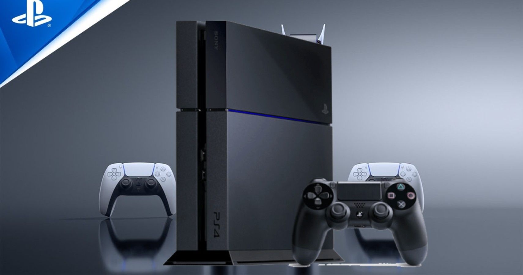 ps4 in front of a ps5