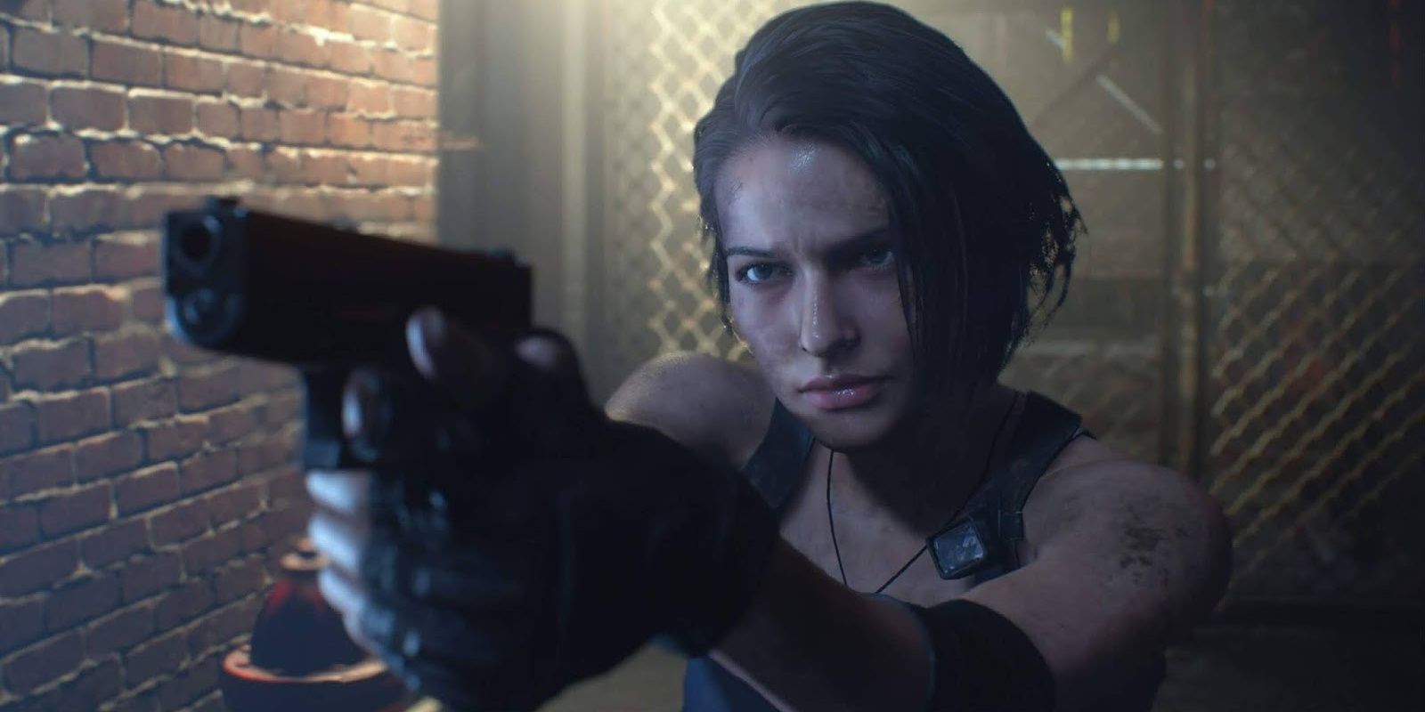 A screenshot showing Jill in Resident Evil 3 (2020)