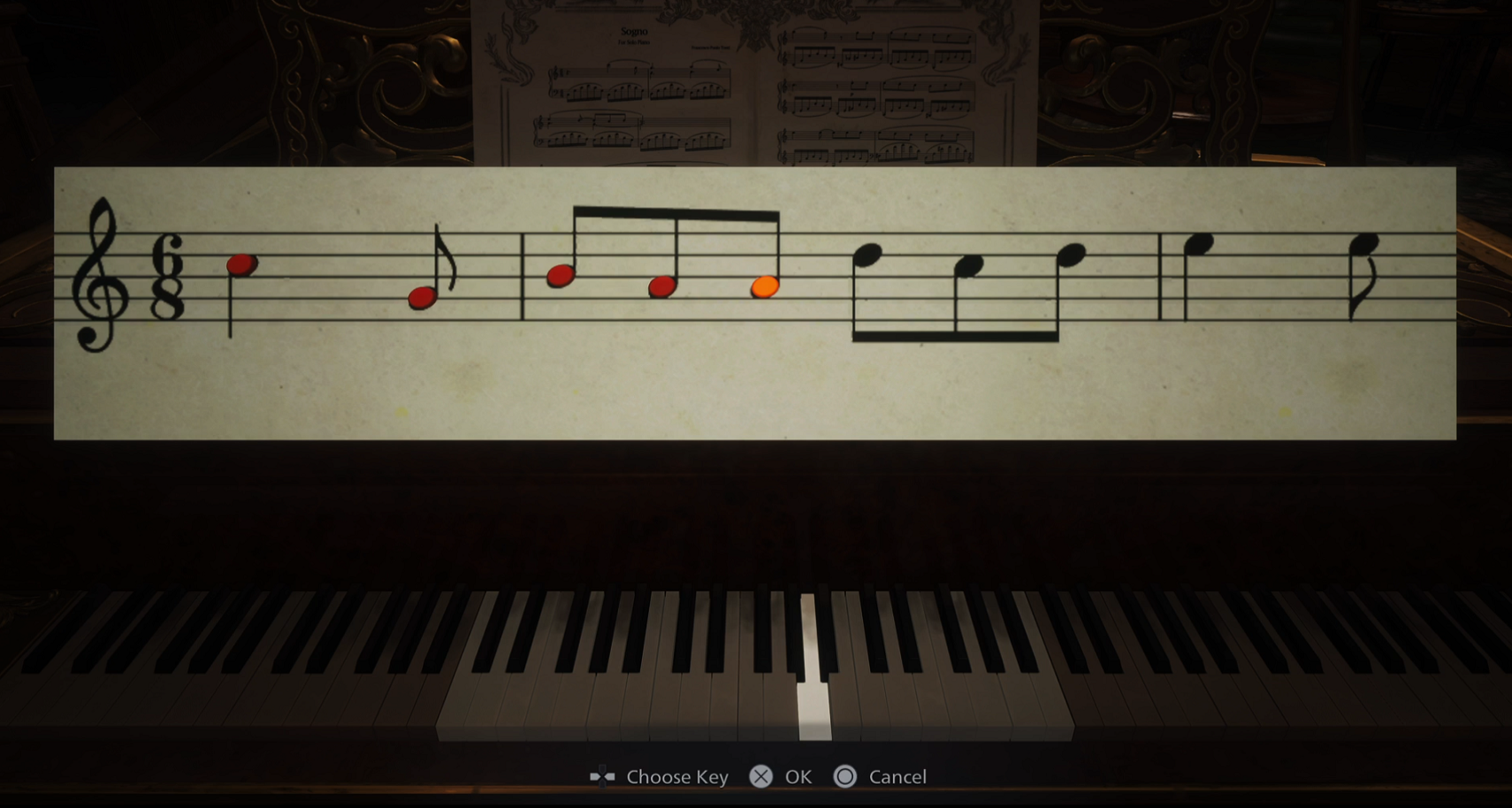 Piano Puzzle Resident Evil 8