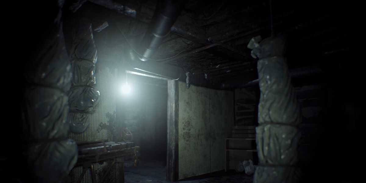 resident evil 7, scary basement picture