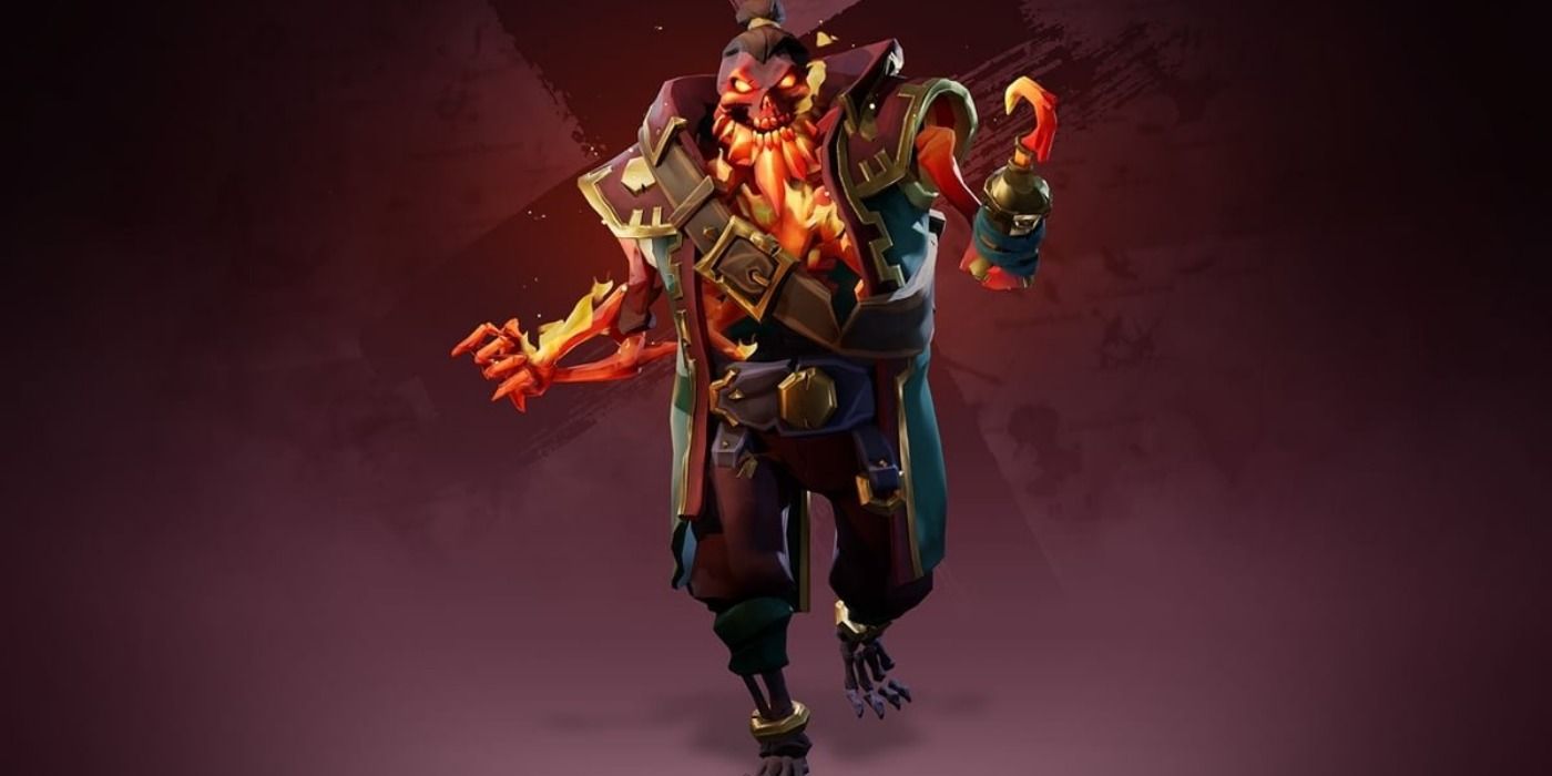 Captain Grimm in Sea of Thieves