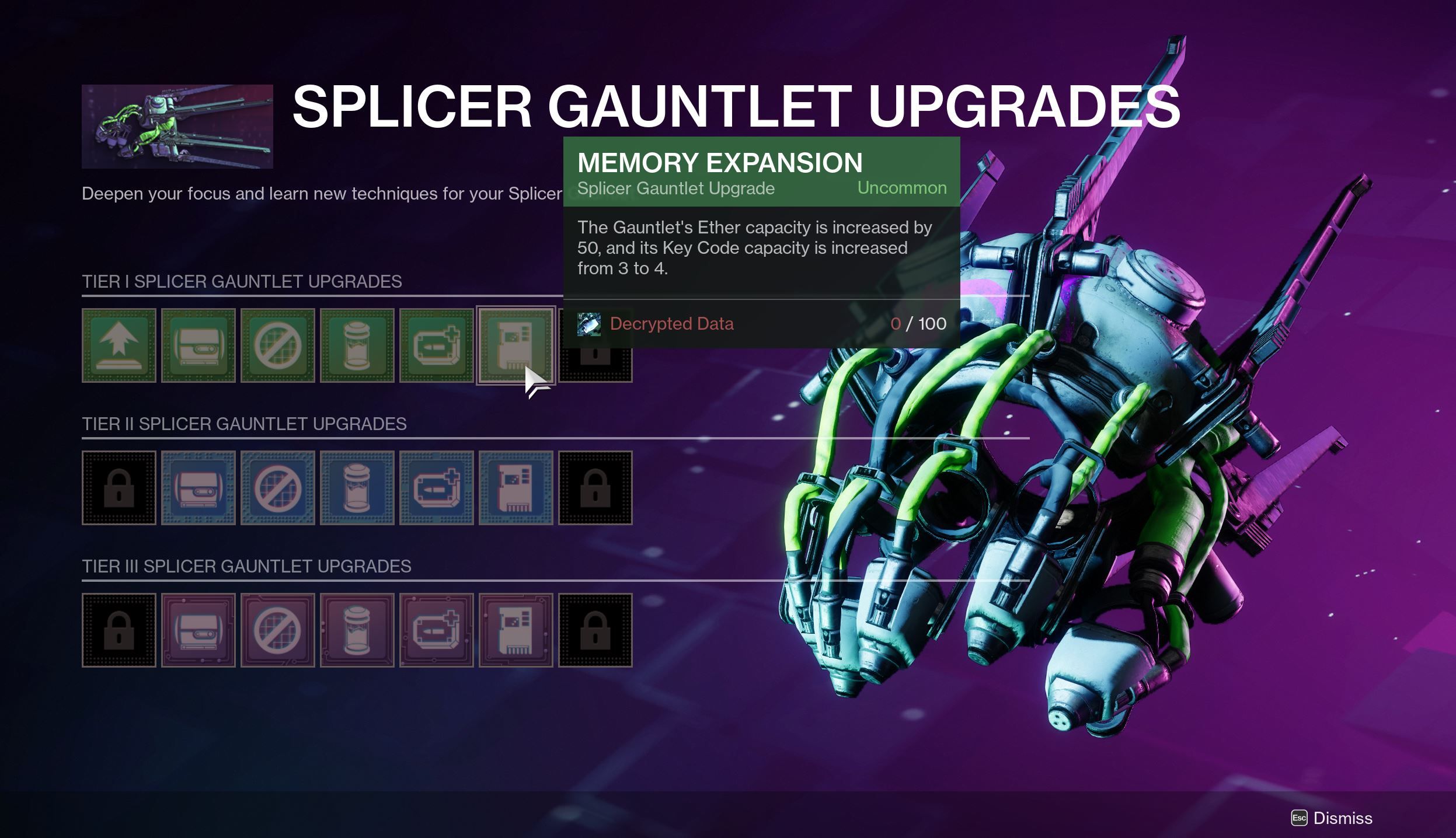 Destiny 2: Splicer Gauntlet And Splicer Servitor Upgrade Guide - g2mods.net