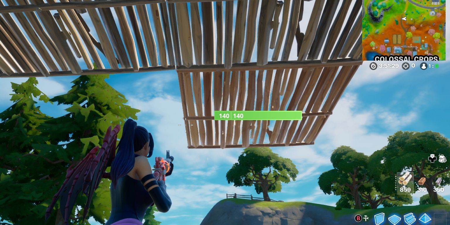 Fortnite Character Building A Ceiling