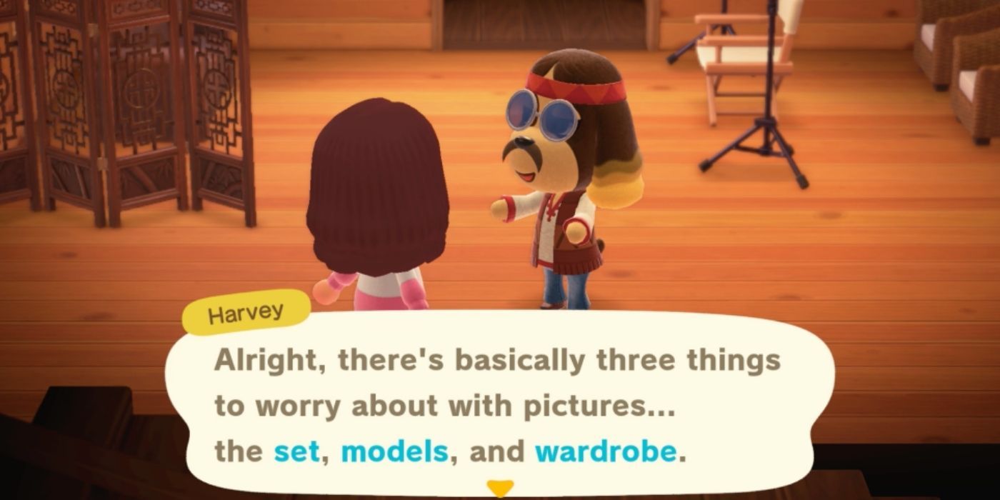 Animal Crossing New Horizons - Harvey introducing the player to Phototopia