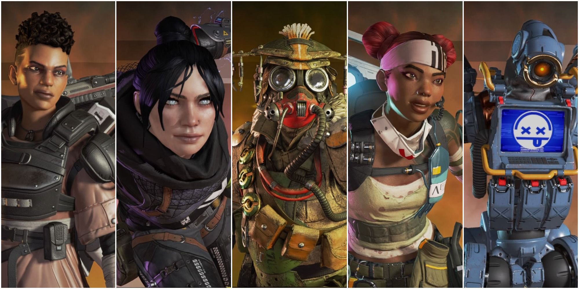 Apex Legends Bangalore Wraith Bloodhound Lifeline Pathfinder