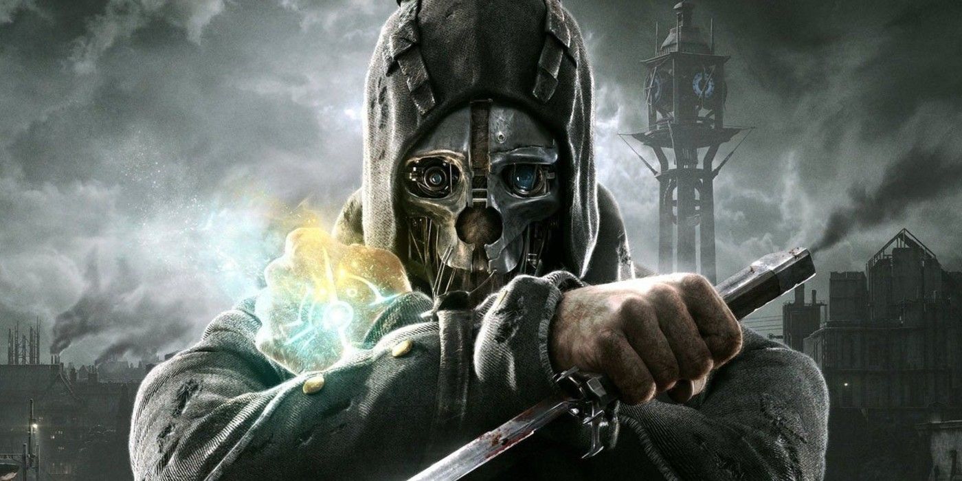 main character with hood in dishonored