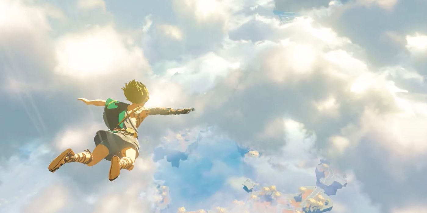 Breath of the wild sequel link falling