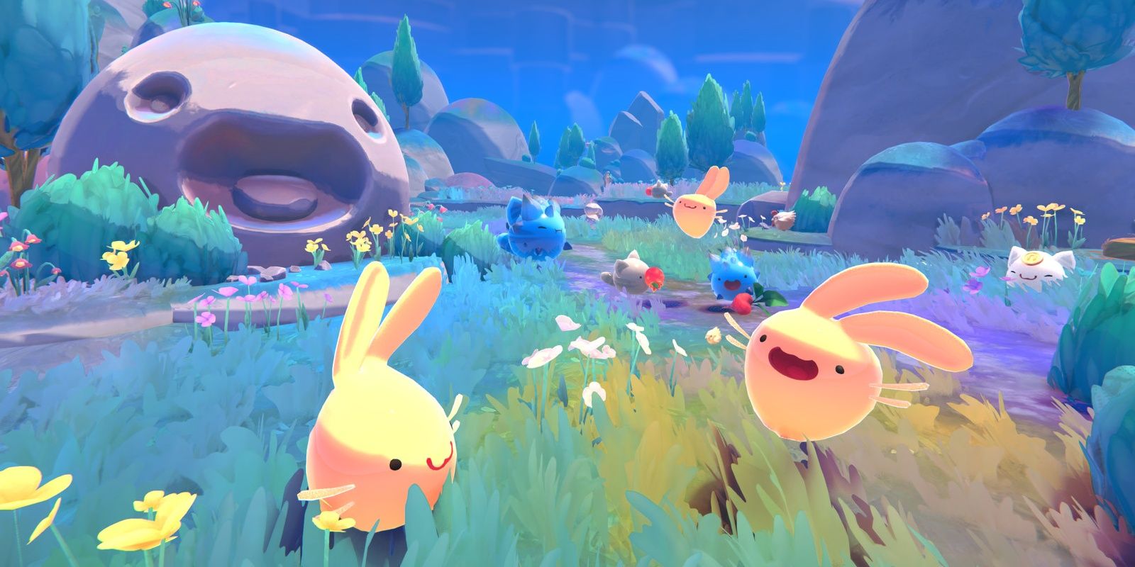 Cotton Slimes in Slime Rancher 2