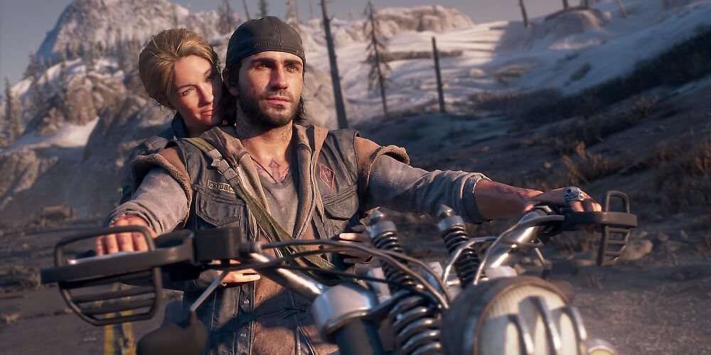 Deacon And Sarah On The Bike in Days Gone