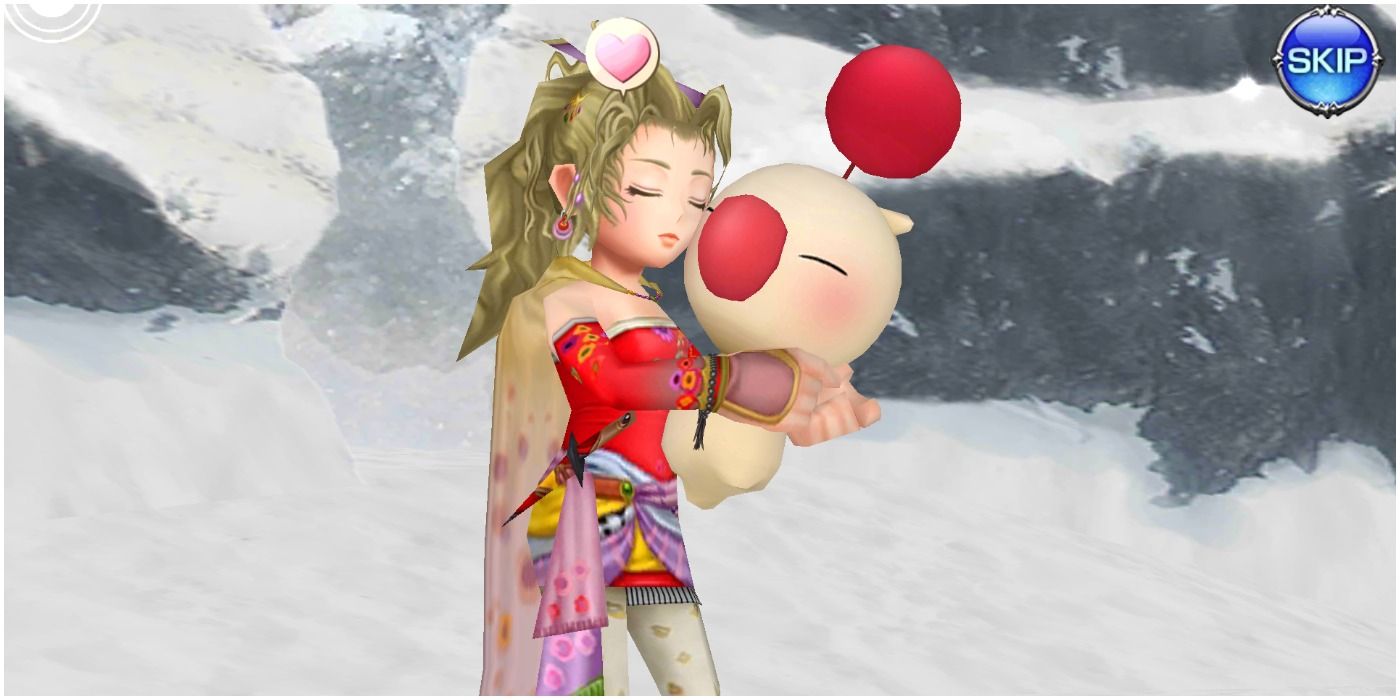 Dissidia Final Fantasy Opera Omnia Terra hugs Mog