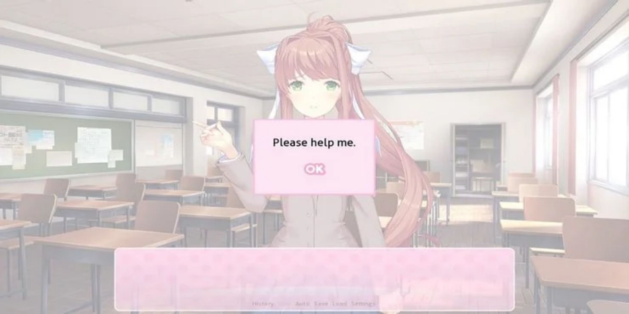Doki Doki Literature Club Monika Please Help Me