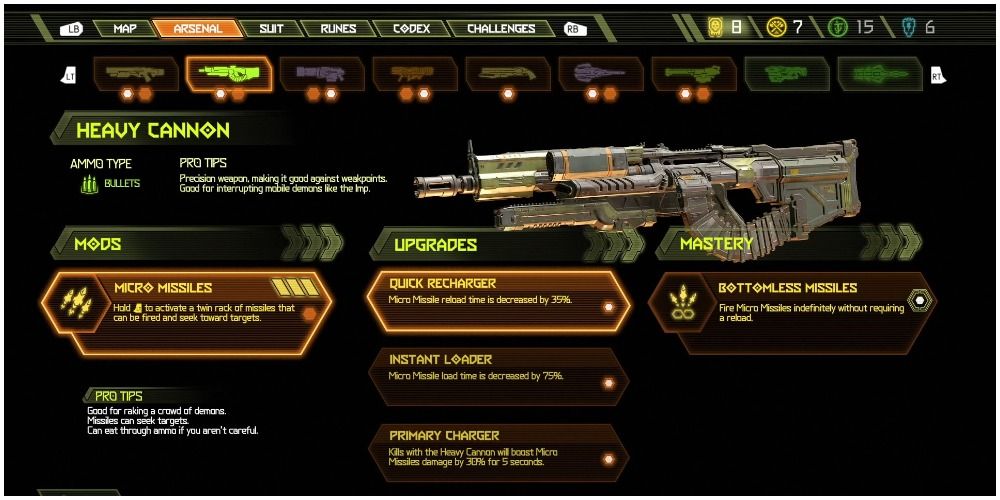 Doom Eternal Heavy Cannon Micro Missiles Mod