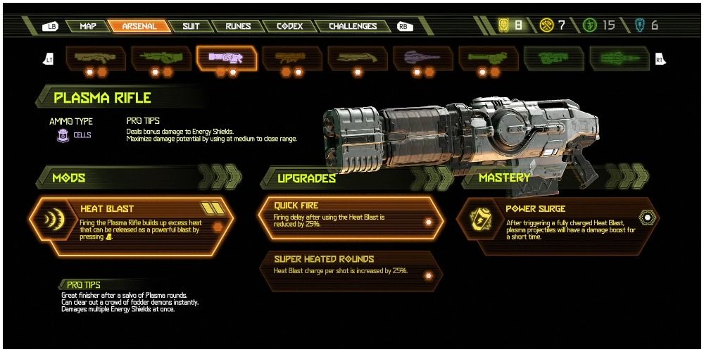 Doom Eternal Plasma Rifle Heat Blast Mod
