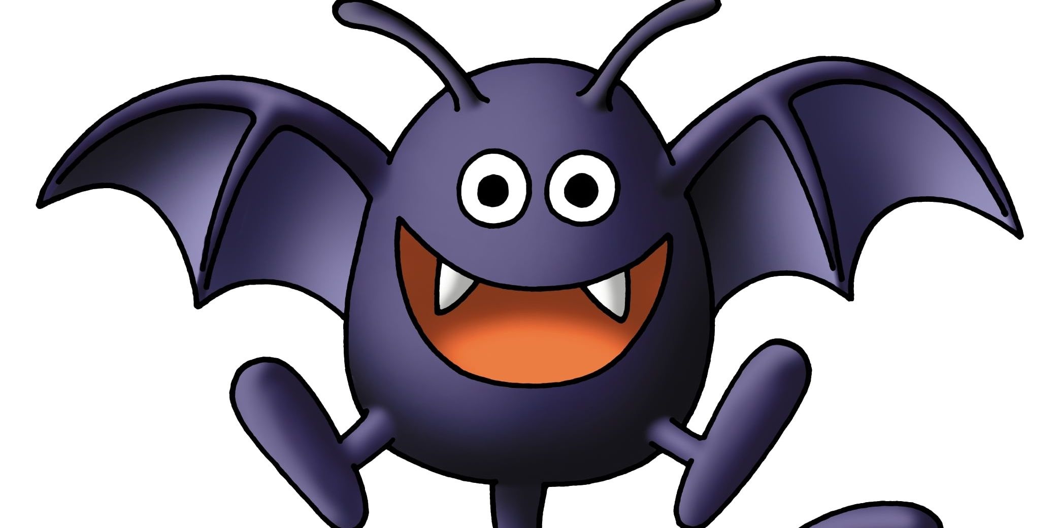 Official artwork of the Dracky from Dragon Quest