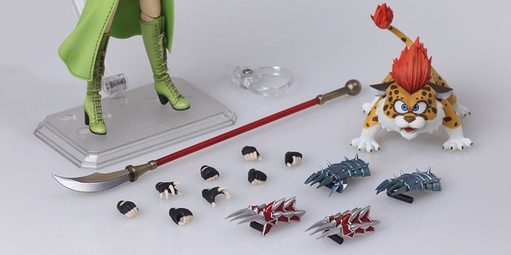 The accessories for Bring Arts' figure for Jade from Dragon Quest XI S