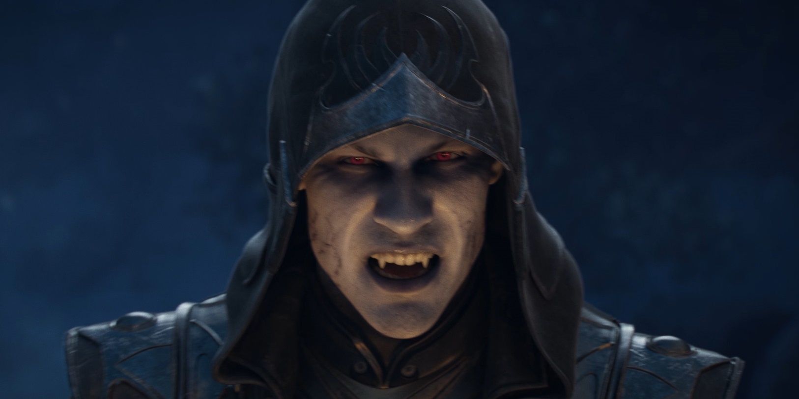 A vampire grinning from the elder scrolls online