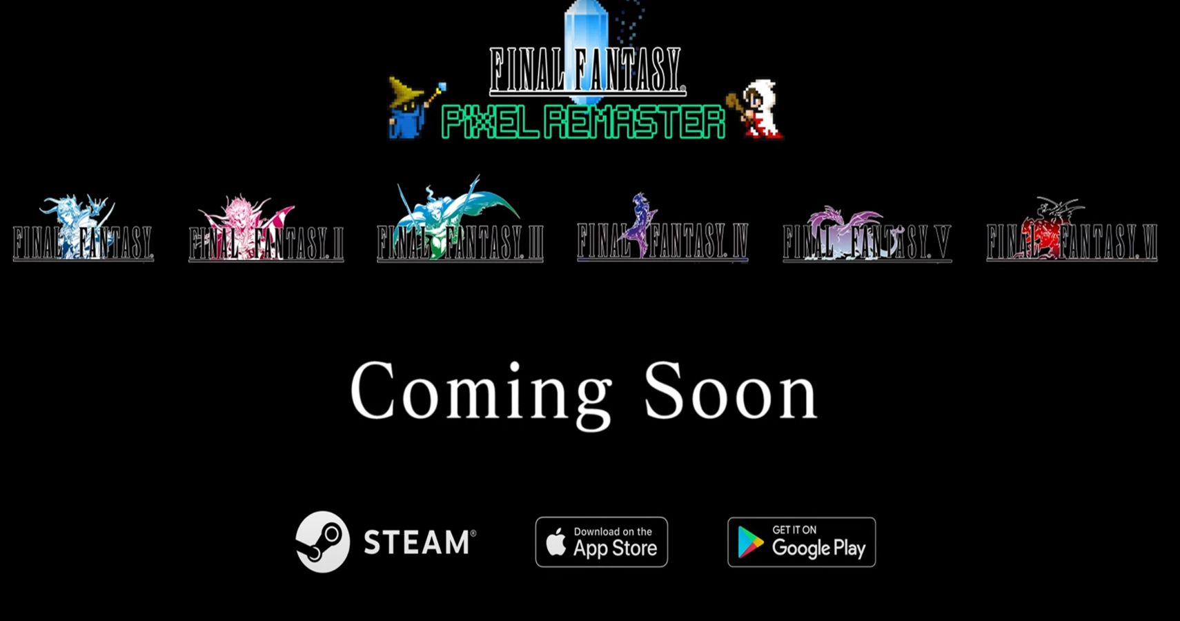 download final fantasy 1 to 6 pixel remaster