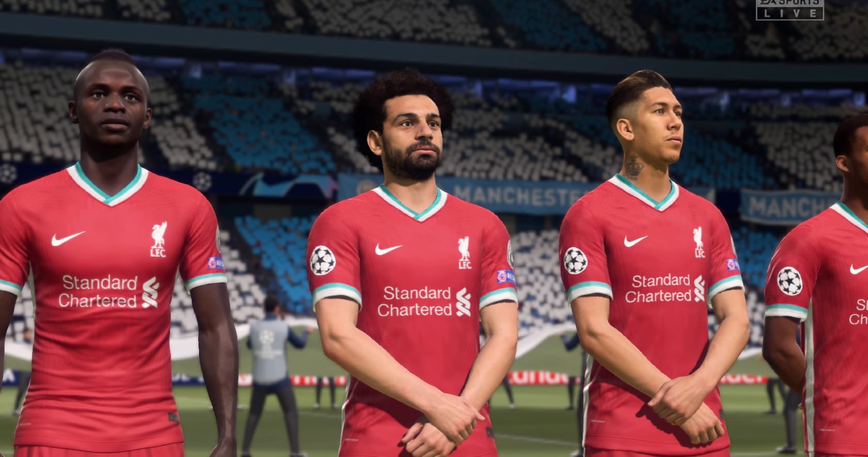 FIFA 21 Mane, Salah, and Firmino