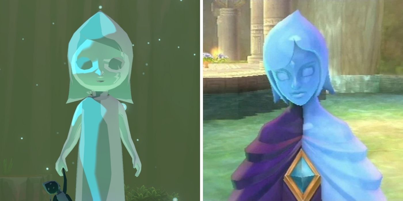 Fi and The Fairy Queen Skyward Sword and Wind Waker Legend Of Zelda