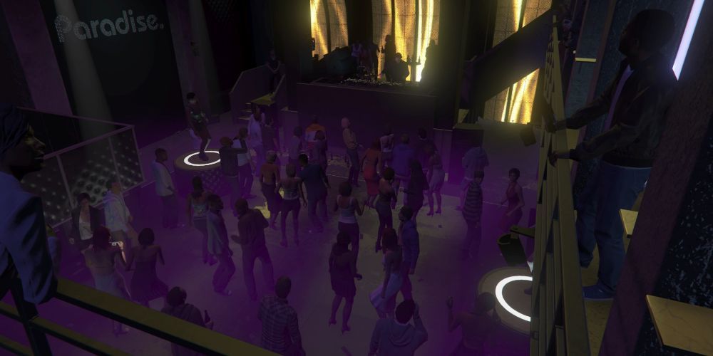 GTA Online Nightclub Dancefloor NPCs Dancing