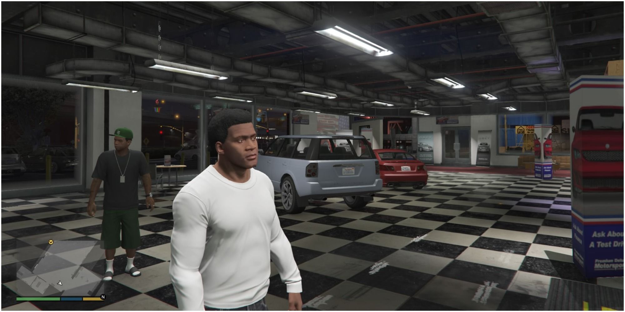 GTA V Franklin And Lamar at Simeon's Car Dealership