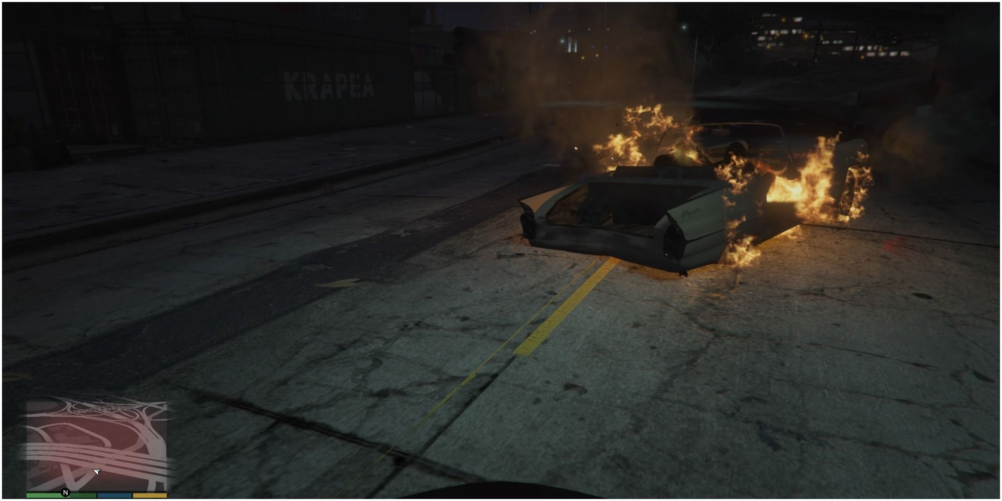 GTA V Lester Assassination Car Explosion