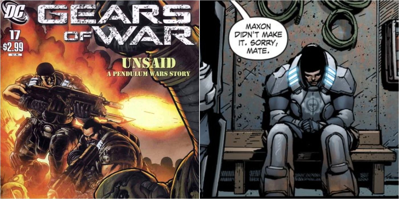 Gears Of War Unsaid Cover And Comic Strip